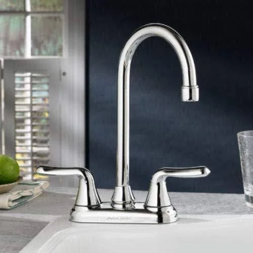 American Standard 2475500F15.075 Colony Soft 2-Handle Bar Faucet - Stainless Steel