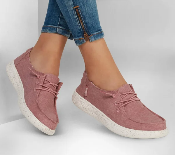 Skechers Bobs Skipper - Summer Life Blush Pink - Size 8.5