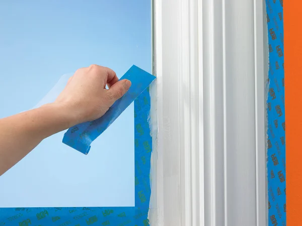 ScotchBlue Painter&s Tape Trim and Baseboards with Edge-Lock, 0.94 inch x 60 yds, 3 Rolls/Pack