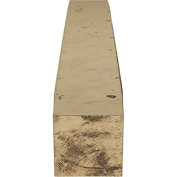 Ekena Millwork MANUKP06X08X72NG 6x22H x 8x22D x 72x22W Knotty Pine Faux Wood Fireplace Mantel - Natural Golden Oak