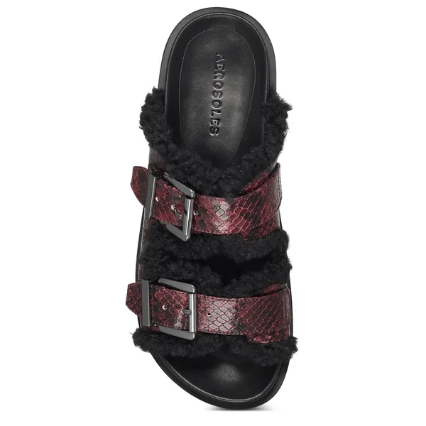 Aerosoles Women's Olivia Sandals - Red Snake - 9M