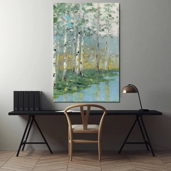 Birch Reflections III -Premium Gallery Wrapped Canvas - 18 x 27
