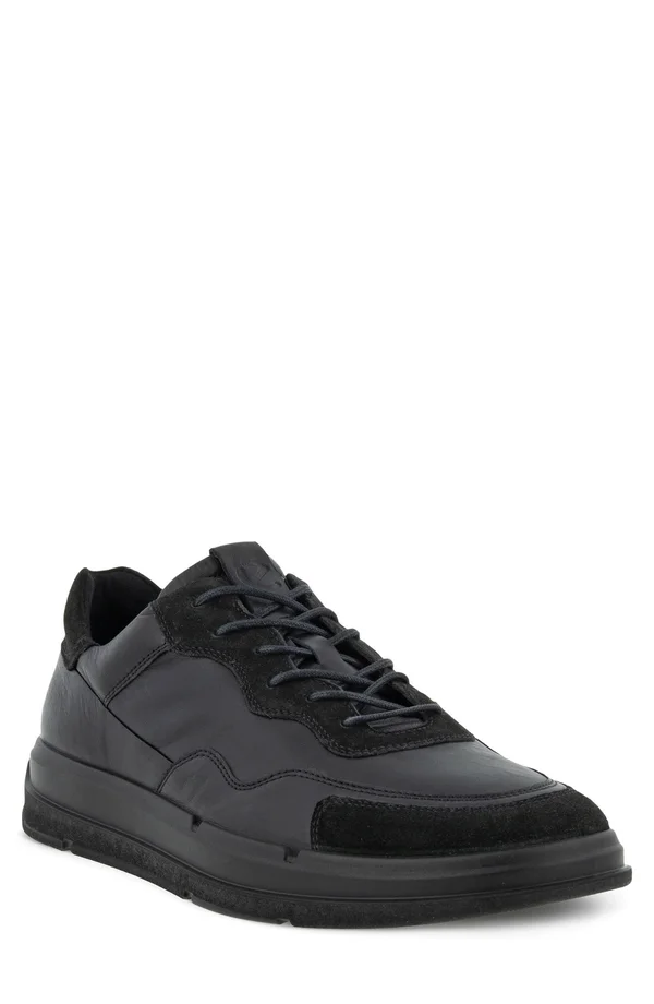 Men's Ecco Soft x Sneaker - Size 10-10.5Us - Black