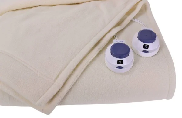Micro Fleece Electric Blanket Natural (King) - SoftHeat