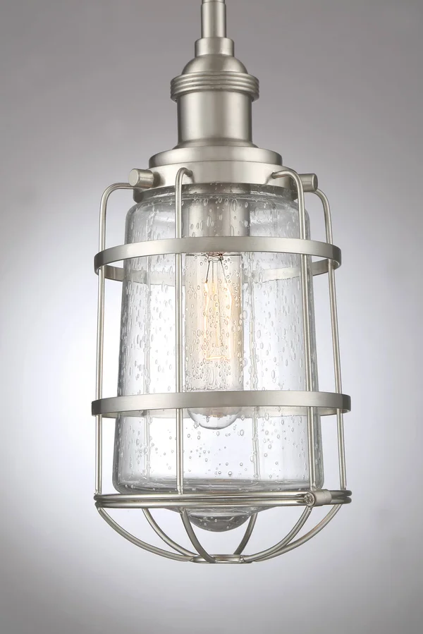Quoizel MTE1506BN Maritime Mini Pendant Light - Brushed Nickel