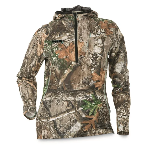 DSG Bexley Ultra Light-Weight Ripstop Women's Tech Shirt Realtree Edge, 3XL, Realtree Edge