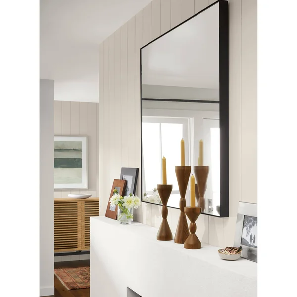 Room & Board - Modern Infinity Mirror 2D 24W 36H in Ocean Blue