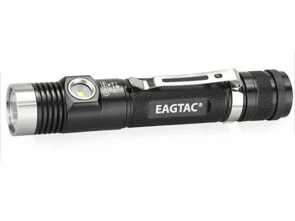 Eagtac DX30LC2-SR Color Side-LED Rechargeable Flashlight 850nm IR w/ XPL Hi LED 1500 MW w/ 1160lm Black DX30LC2SR-850IR-SIDEXPLH