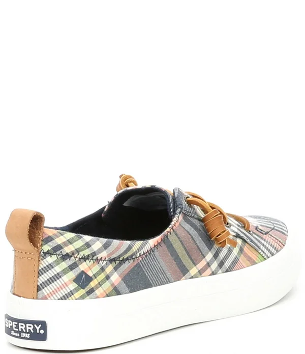Sperry Top-Sider Women's Crest Vibe Sneaker - Size: 7, Kick Back Plaid