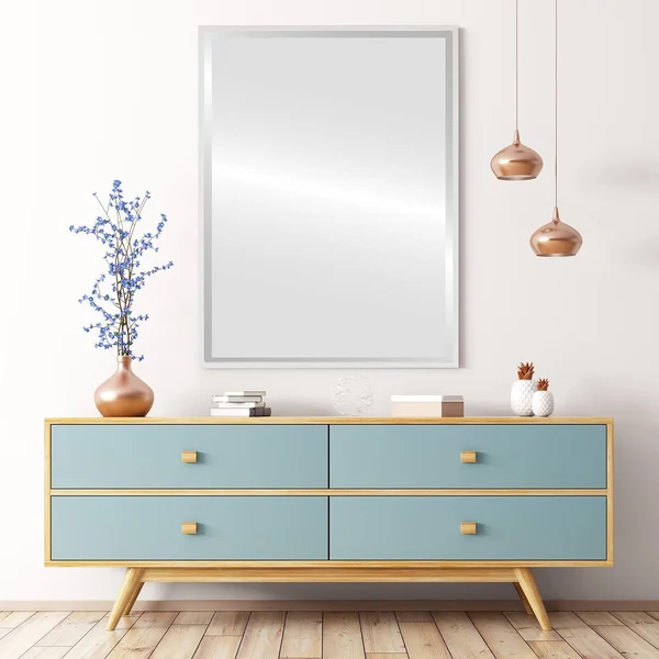 Singapore Framed Rectangle Mirror - Linen White - Linen White - 22 5/8x22x28 5/8x22