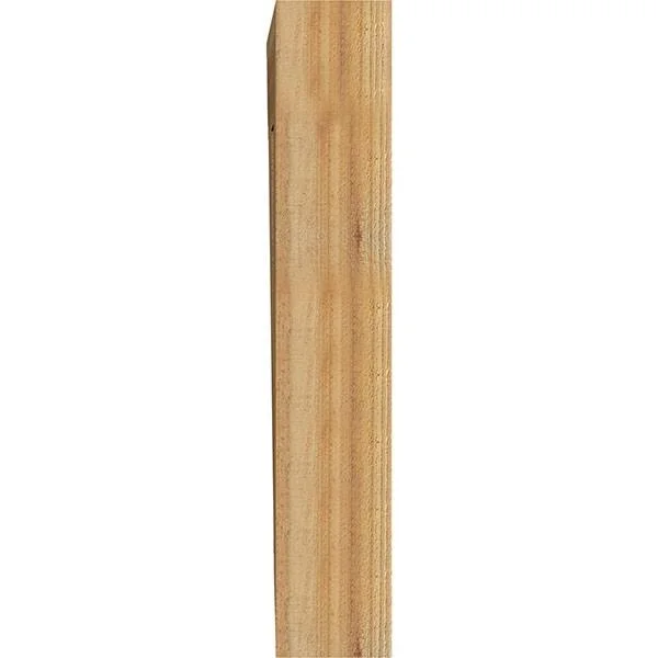 Ekena Millwork BKT06X26X34MRC01RWR 6x22W x 26x22D x 34x22H Merced Traditional Rough Sawn BRACKET, Western Red Cedar