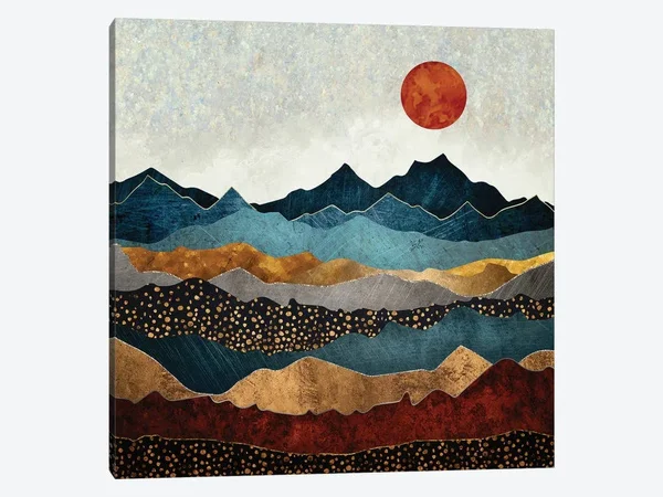 SpaceFrog Designs Canvas Art Prints - Amber Dusk