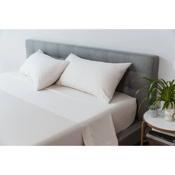 California King 6pc 300 Thread Count Percale Sheet Set Ivory - Molecule