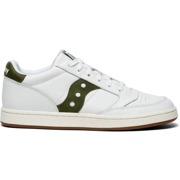 Saucony Unisex Jazz Court Casual Shoes WHITEPESTO - 23.WHITE.PESTO