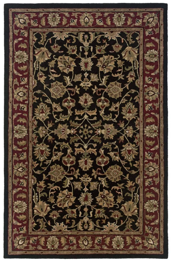Rizzy Volare Vo0821 8& Round Black Area Rug
