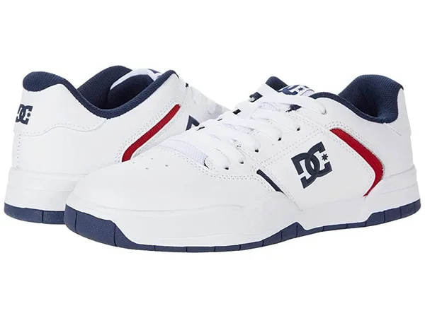 DC Central Men's Shoes White/White/Blue : 14 D - Medium