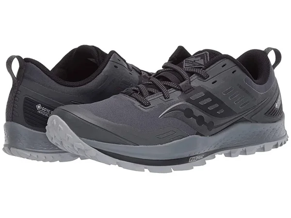 Saucony Peregrine 10 GTX Grey/Black - Women's, Size: 11