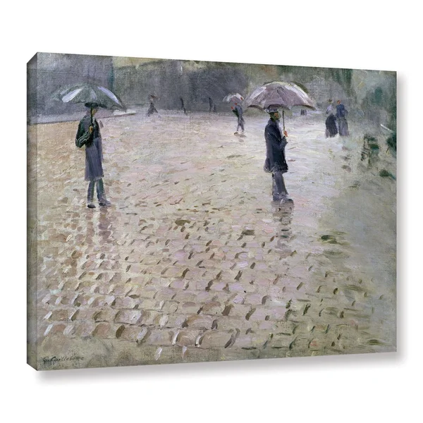 Gustave Cailebotte's 'Study for A Paris Street, Rainy Day, Small