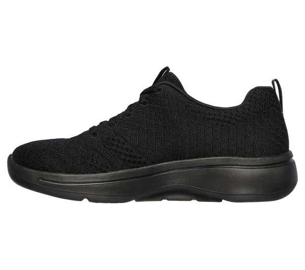 Skechers GOwalk Arch Fit - Unify Walking Shoes - Black/Black, 6.5