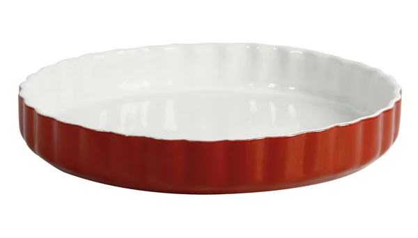 Crealys 512735 Ceramic Tart Dish 28 cm - Raspberry