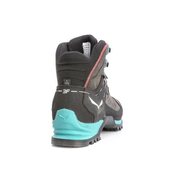 Salewa Women's MTN Trainer Mid GTX Boot - 7.5 - Magnet, Viridian Green
