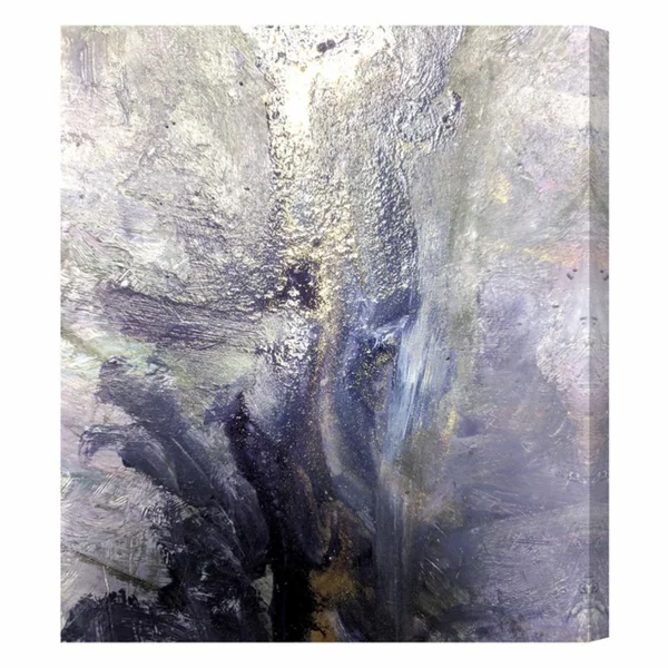 Oliver Gal &Dreaming Abstract Silver& Abstract Wall Art Canvas Print - Purple (24 x 28)