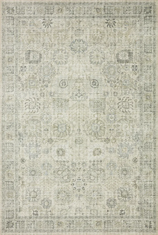 Loloi II Rugs 6&0x22 x 9&0x22 Natural/Sage Skye Printed SKY-14 Area Rug