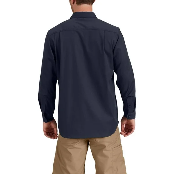 Carhartt Rugged Professional Series Men's Long-Sleeve Shirt - Dark Khaki, XL Tall