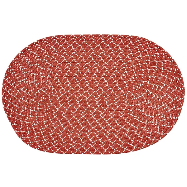 Better Trends BRSSR4266R Sun Splash Braided Rug Red - 42 in.