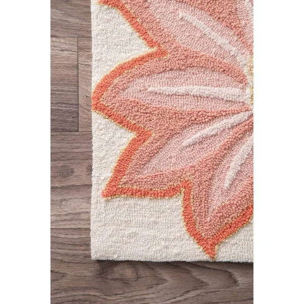 nuLOOM Handmade Flower Garden Rug - 3& 6x22 x 5& 6x22