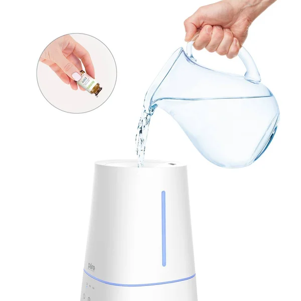 Pure Enrichment Hume Max Top Fill Humidifier, White