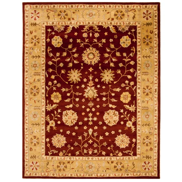 Safavieh Heritage HG813A 2&3x22 x 14&0x22 Runner Red - Gold Area Rug