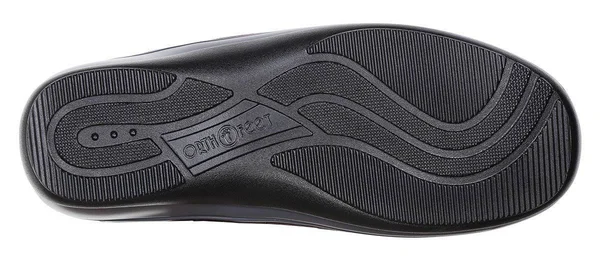 Women's OrthoFeet Breeze Sneaker Black Synthetic 6.5 XW