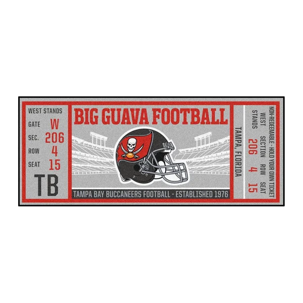 NFL Ticket Runner - Tampa Bay Buccaneers