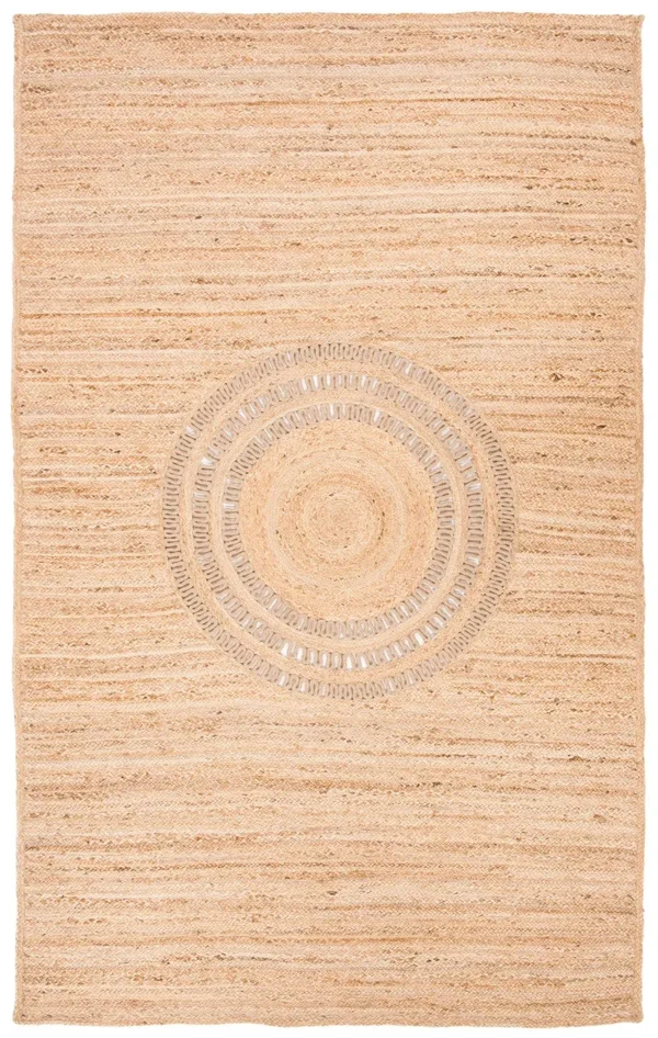 Safavieh Natural Fiber Rug Collection NF372B - Beige - 6& x 6& Square