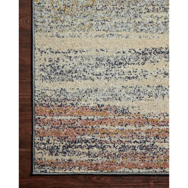 Alexander Home Bradford Modern Abstract Area Rug - 2&-3x22 x 7&-6x22 Runner - Pebble - Multi