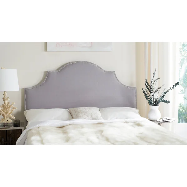 Safavieh Hallmar Arctic Grey Arched Headboard-Full