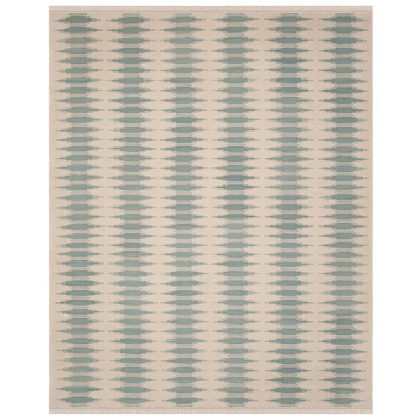 Safavieh Kilim NVK179A Ivory, Blue 6& x 9& Area Rug