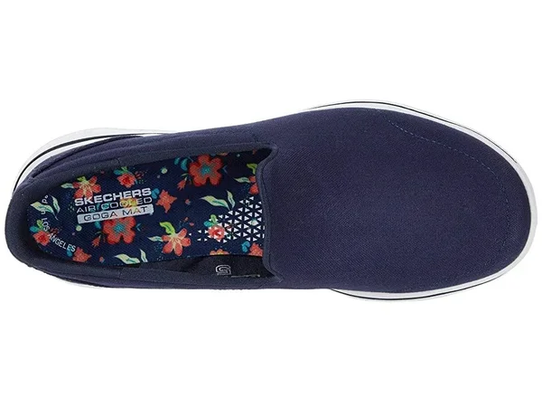 Skechers Women's GOwalk 5 - Fruitful Athletic Shoes - Navy 7.0