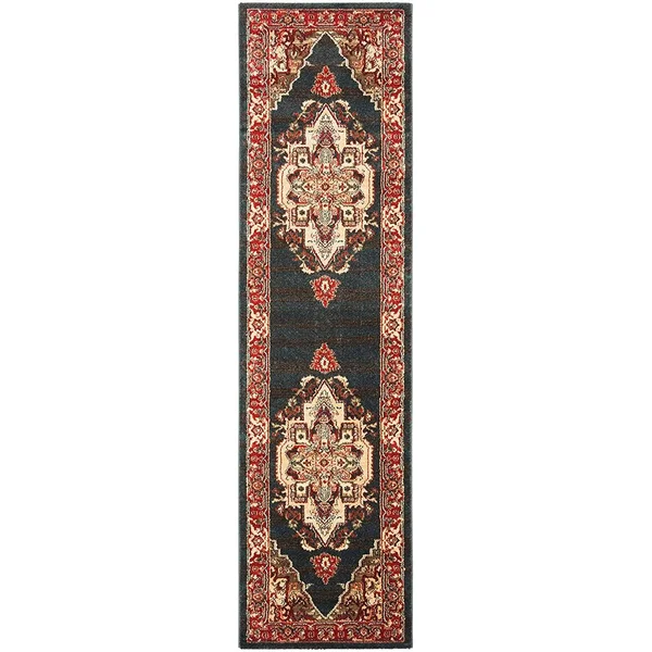 Safavieh Mahal MAH678C Navy/Red 8& x 11& Area Rug