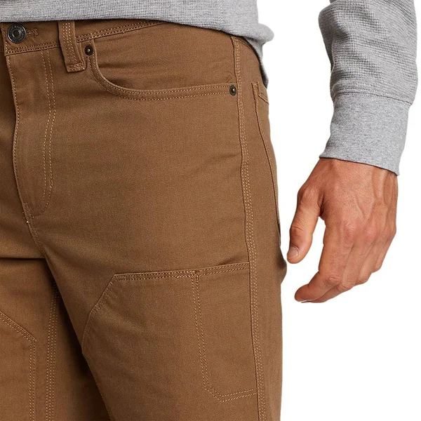 Eddie Bauer Men's Capacitor Flex Canvas Work Pants - Gray - 36/32