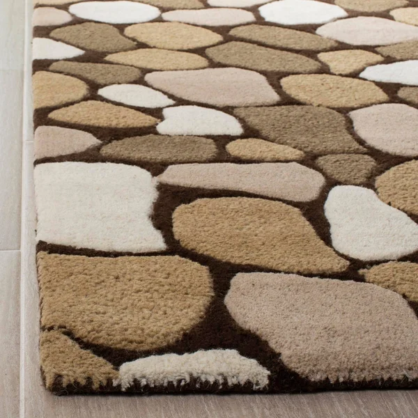 Safavieh Soho SOH814A 3&6x22 x 5&6x22 Dark Brown, Multi Area Rug
