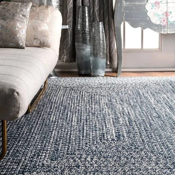 nuLOOM Lefebvre Braided Indoor/Outdoor Area Rug - 5& Round, Tan