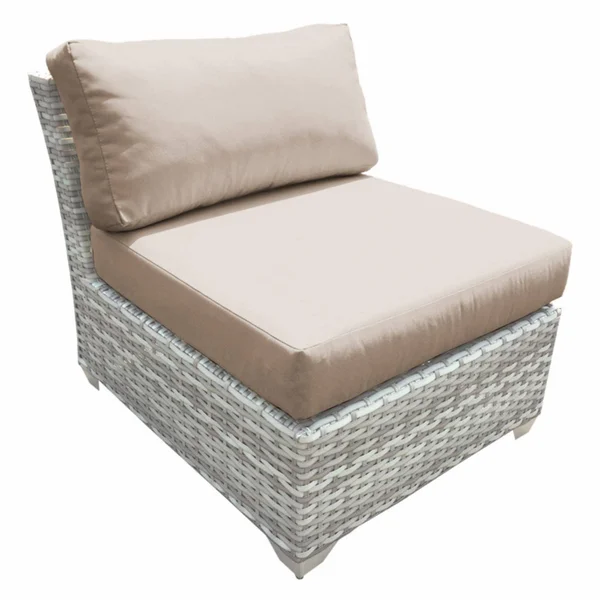 TK Classics Fairmont Armless Sofa 2 per Box in Spa