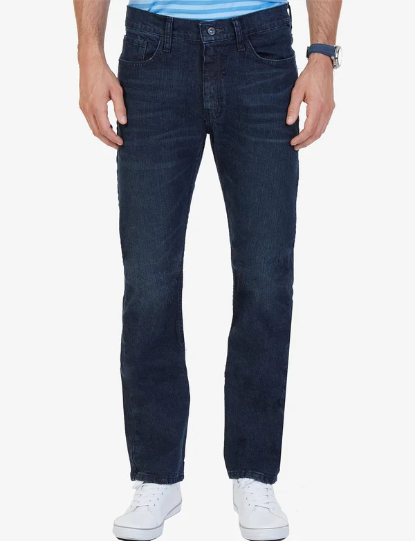 Nautica Men's Stretch Straight-leg Jeans - Pure Adriatic Sea