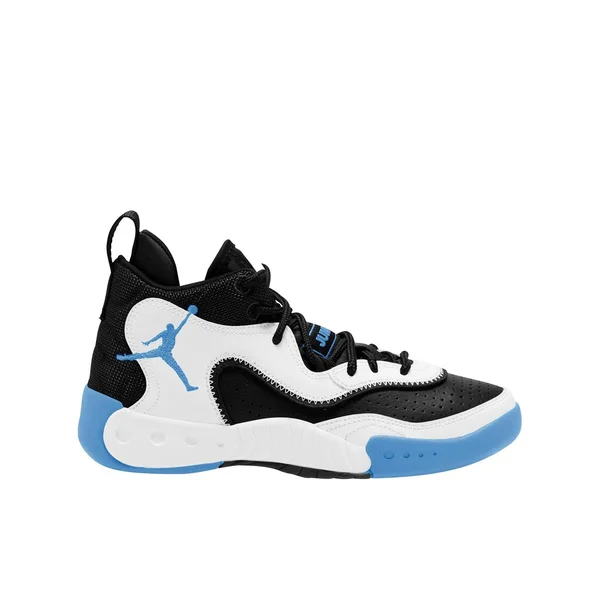 Jordan Pro RX UNC Grade School Kids& Shoes - Black/Blue/White, Size: 4