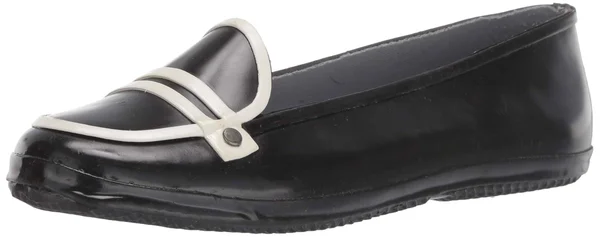 Nomad Women's Mist Rain Shoe, Size: 8, Black/White