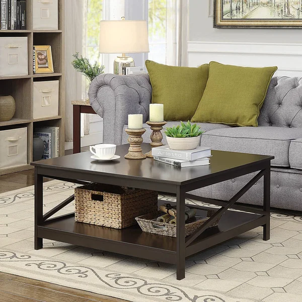 Convenience Concepts Square Coffee Table - Espresso