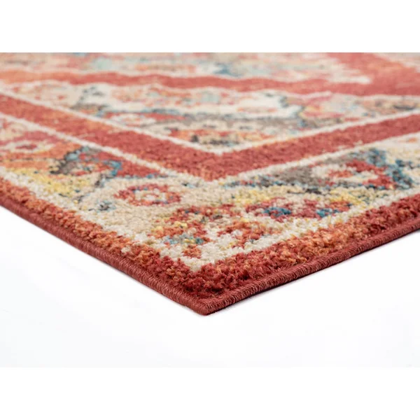 Westfield Home Calloway Genie Area Rug - Size: 7&10 inch Round, Red