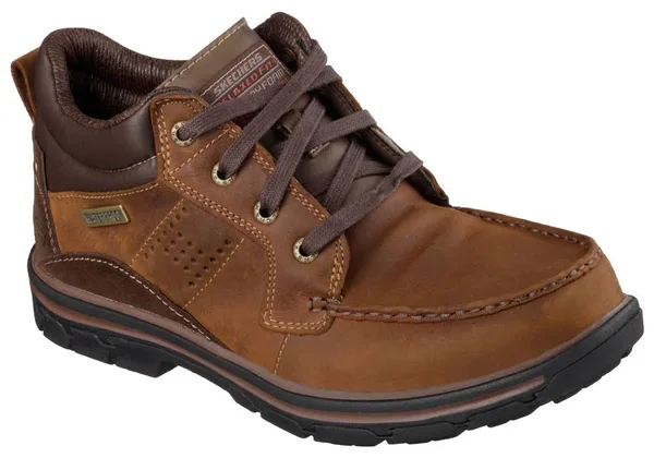 Skechers Men's Relaxed Fit Segment Melego, Size: 8.5, Dark Brown